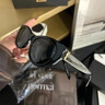 YSL太陽鏡女樸彩英同款窄框個性貓眼SL M115板材遮陽墨鏡女 002-黑金色 54-20-140 曬單實拍圖