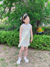 FNJ KIDS童裝女童連衣裙夏季新款洋氣寶寶背心裙小女孩碎花公主裙子 黃色 100 cm(建議身高90-100cm) 曬單實拍圖