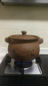 安狄紫砂鍋陶瓷煤氣灶專用無釉明火砂鍋燉鍋孕婦煲湯家用燃氣老式沙鍋 山水畫葫蘆鍋 4L 曬單實拍圖
