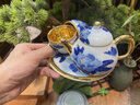 如瓷動人敦煌文創(chuàng)鎏銀茶具套裝整套高檔禮品生日禮物送長輩喬遷定制伴手禮 國禮牡丹-鎏金茶壺禮盒裝 4件 陳德生作品退休紀(jì)念品送長輩實用 曬單實拍圖