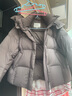 坦博爾羽絨服女短款廓形時尚泡芙女士保暖厚外套520372Z 巧克力 165  曬單實拍圖