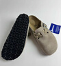 BIRKENSTOCK勃肯德國進口女款牛皮絨面革時尚編織Boston包頭拖鞋 沙色窄版1026694 38 曬單實拍圖