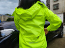 沃薩維摩托車(chē)雨衣雨褲套裝女款分體式騎行專(zhuān)用防暴外賣(mài)騎手專(zhuān)業(yè)防雨服 【霖雨】綠色雨衣+黑色雨褲 XS 曬單實(shí)拍圖