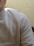 杉杉羊毛衫半高領(lǐng)100%羊毛衣含羊絨保暖舒適男士秋冬親膚柔軟打底衫 曬單實拍圖