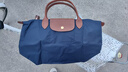 瓏驤（LONGCHAMP）女包手提包長(zhǎng)柄單肩包通勤包M中號(hào) Le Pliage 2605 089 七夕禮物 P68  海洋P68 曬單實(shí)拍圖