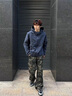 凱瑞姆科羅迷彩褲男秋季美式高街潮牌多口袋設計感休閑褲子復古工裝直筒長(cháng)褲 迷彩色 XL 175/130-150斤左右 曬單實(shí)拍圖