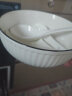 惠寻 京东自有品牌 26件套欧式黑线竖纹釉下彩陶瓷碗碟餐具套装 实拍图