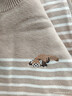 森馬（Semir）森柔|地理系列毛衣女冬季半高領(lǐng)刺繡條紋衫101724107022 曬單實(shí)拍圖