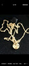 夢(mèng)金園 黃金轉(zhuǎn)運(yùn)珠5D硬金福牌掛墜瑪瑙石榴石珍珠手鏈女款禮物 曬單實(shí)拍圖