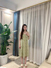 歌倩雅軒之婷【超柔軟】吊帶睡裙女夏款棉薄款甜美滿(mǎn)印郁金香睡衣裙子 D2366138 S 曬單實(shí)拍圖