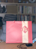 瑜妃記（YUFEIJI）中老年人圍巾帽子定制刺繡送長(zhǎng)輩媽媽祝壽生日禮盒裝秋冬保暖百搭 萬(wàn)福紅 曬單實(shí)拍圖