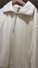 Semir衛衣女純色半開(kāi)襟衣服溫柔百搭秋休閑風(fēng)寬松落肩套頭衫ins潮 奶白10501 XL 曬單實(shí)拍圖