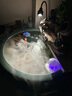 HASE陶瓷魚(yú)缸過(guò)濾器陶瓷缸過(guò)濾桶金魚(yú)缸圓形魚(yú)缸過(guò)濾器外置 Y-65過(guò)濾桶殺菌燈+霧化燈 （直徑65CM以?xún)龋?曬單實(shí)拍圖