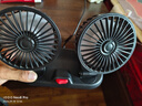 驕赫 車(chē)載風(fēng)扇12V/24V伏大貨車(chē)轎車(chē)通用汽車(chē)電風(fēng)扇雙頭車(chē)用USB大風(fēng)力 USB雙頭/兩檔/萬(wàn)向折疊 曬單實(shí)拍圖