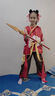 哪吒衣服兒童西游記哪咤大戰(zhàn)紅孩兒演出服裝鬧海幼兒園舞蹈表演 馬甲+褲子+乾坤圈+火箭槍+面具 140 曬單實(shí)拍圖