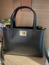 芙拉（FURLA）1927牛皮中號(hào)氣質(zhì)女包女士上班族休閑通勤大容量手提包托特包 黑色 曬單實(shí)拍圖