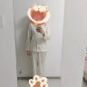 依善屋舍冰絲睡衣女春秋季長(cháng)袖2025年新款女士卡通夏季大碼家居服薄款套裝 HT888幸運兔雙長(cháng) M (160) 碼建議95斤以?xún)?曬單實(shí)拍圖