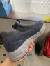 斯凱奇（Skechers）男鞋保暖男靴高幫鞋加厚加絨棉鞋一腳蹬休閑運動鞋237283C 海軍藍色/灰色/NVGY 43 曬單實拍圖