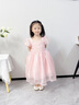 IVY HOUSE常春藤兒童裝女童2024秋季新款  法式浪漫網(wǎng)紗仙女裙公主裙連衣裙 粉紅色 120cm 曬單實(shí)拍圖