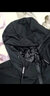 YOOOURTHING夾克男士外套男休閑連帽春秋季新款修身上衣服青年男裝有冬季加絨 黑色 3XL 建議135-150斤 曬單實(shí)拍圖
