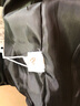 子牧棉麻冬裝 女韓版百搭輕薄棉服寬松菱形格棒球服外套2017 黑色 XL(建議115-125斤) 曬單實(shí)拍圖