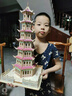 舉名古風(fēng)立體拼圖3d木質(zhì)拼裝建筑模型兒童益智玩具男女孩手工diy積木 雷峰塔 曬單實(shí)拍圖