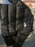 the North Face【斷碼清貨JD物流】美版青少年羽絨服男女保暖防寒羽絨NF0A8A4C JK3-耀司黑 XL 曬單實拍圖