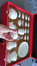 蘇氏陶瓷（SUSHI CERAMICS）玉翡翠羊脂玉瓷功夫茶具套裝泡茶碗茶壺茶洗茶葉罐春節(jié)中秋節(jié)日送 曬單實(shí)拍圖