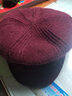 迷人微笑中老年人帽子女秋冬天保暖毛線(xiàn)帽媽媽女士帽子冬季奶奶兔毛帽 酒紅-單帽子 均碼 曬單實(shí)拍圖