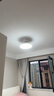 美的（Midea）風(fēng)扇燈餐廳吊扇燈led臥室燈隱形扇葉遙控三防燈具熟睡風(fēng)包安裝 曬單實拍圖
