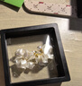 瑞泓祥999純銀耳針珍珠花瓣耳釘法式輕奢高級感氣質(zhì)流蘇耳環(huán)后掛式耳飾 999純銀針款-茉莉珍珠花流蘇耳環(huán) 曬單實拍圖