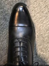 VOLO犀牛男鞋牛津鞋三接頭休閑皮鞋男士商務(wù)正裝鞋透氣 黑色 43  曬單實(shí)拍圖