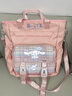 林蒙玉桂聯(lián)名狗補習袋大耳狗卡通手提單肩包學(xué)生二次元日系斜挎帆布包 粉色01款 禮品二十七件套 曬單實(shí)拍圖