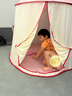 卡優(yōu)比兒童帳篷室內(nèi)印第安小動物家用寶寶公主小房子男女孩玩具游戲屋 粉小兔+棉墊+收納包 曬單實拍圖