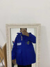 NASA LIKE官方男裝羽絨服男冬季毛領(lǐng)連帽外套加厚保暖中長款情侶上衣服 白色 XL（建議130-150斤) 曬單實(shí)拍圖
