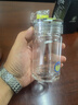 格亞（GEYA）玲瓏迷你玻璃杯茶杯高端玻璃男女小水杯子矮胖加厚養(yǎng)生杯便攜茶杯 雙層【禮盒裝】180ml 曬單實(shí)拍圖