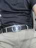 ELLE HOMME男士頭層牛皮帶 輕奢304不銹鋼扣頭自動(dòng)扣腰帶  生日禮物送男友 曬單實(shí)拍圖