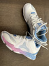 李寧（LI-NING）羽毛球鞋減震耐磨變色龍6 LITE男女同款6代羽毛球訓(xùn)練鞋 男女同款變色龍6LITE白 35.5 (215mm) 曬單實拍圖