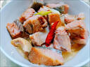 咸大馬哈魚整條新魚腌制紅肉馬哈魚撫遠(yuǎn)特產(chǎn)新鮮老式咸魚 整條3斤咸大馬哈魚一條 曬單實拍圖