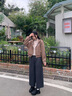 康莉輕便老爹鞋女春季新款厚底增高圓頭小個(gè)子戶外低幫運(yùn)動(dòng)鞋女 黑色 37 曬單實(shí)拍圖