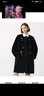 朗姿高級感顯瘦復古顆粒羊毛大衣氣質(zhì)毛毛外套女冬季新款 黑色 2XL 曬單實(shí)拍圖