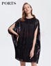 PORTS寶姿春夏新款女裝短款無(wú)袖連衣裙LM8D223MFQ053 黑色 M (6) 曬單實(shí)拍圖