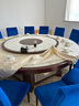 榭悅酒店新中式電動(dòng)餐桌大圓桌酒店15人20人自動(dòng)轉盤(pán)飯店會(huì )所帶轉盤(pán)桌 2.2米手動(dòng)實(shí)木+轉盤(pán)/適用14人 曬單實(shí)拍圖