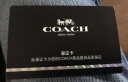 蔻驰(COACH)奢侈品围巾男女士97%羊毛秋冬款围脖纯色流苏黑色披肩CB684 BLKONE【品牌授权 官方直供】 实拍图