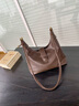 viney包包女包新款大容量托特包品牌單肩手提生日新年禮物送女生女友 【咖色】女生實(shí)用走心 輕奢小眾百搭時(shí)尚休閑通勤大包 曬單實(shí)拍圖
