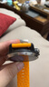 KHZ手表配件適用于頌拓松拓9 suunto斯巴達Spartan極速戶(hù)外光電baro遠征阿爾法快拆表帶 橙色銀扣 24mm 曬單實(shí)拍圖
