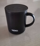 膳魔師（THERMOS）咖啡杯牛奶杯不銹鋼茶杯男女高顏值生日禮物簡(jiǎn)約水杯帶蓋 黑色440ml 曬單實(shí)拍圖