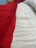 女童秋冬裝洋氣加絨加厚外套棉服2025新款冬季冬款大童兒童派克服 大紅色 150 曬單實(shí)拍圖