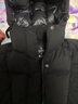 君羽羽絨服女【清倉(cāng)】時(shí)尚連帽短款700蓬白鵝絨服秋冬羽絨夾克SC62038 黑色 S （推薦105斤以下） 曬單實(shí)拍圖
