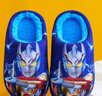 雨鷗2025新款兒童奧特曼拖鞋小孩卡通棉鞋室內保暖鞋防滑毛絨鞋子SLD 奧十R.T深藍 拖鞋 36 37(平常穿35/36碼) 曬單實(shí)拍圖